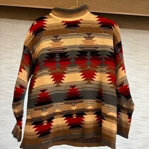 Vintage Delia McKain VTG Tribal Southwest Aztec Sweater
